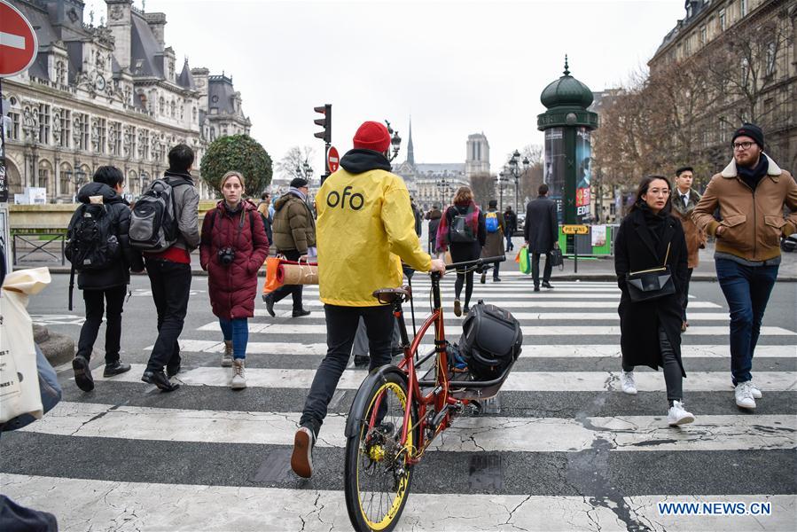 FRANCE-PARIS-CHINA-BIKE SHARING-OFO