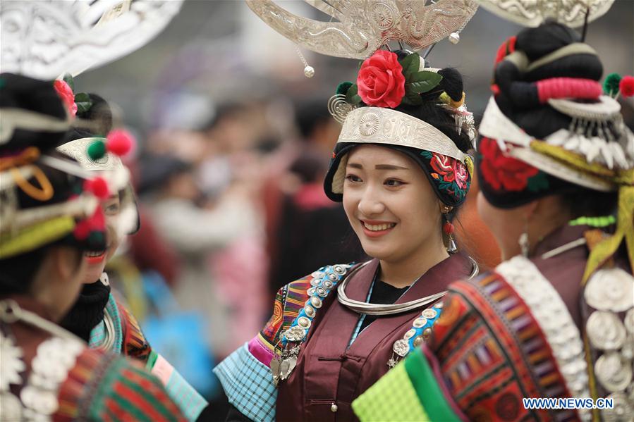 # CHINA-GUIZHOU-MIAO ETHNIC GROUP-CELEBRATION-SPRING(CN)