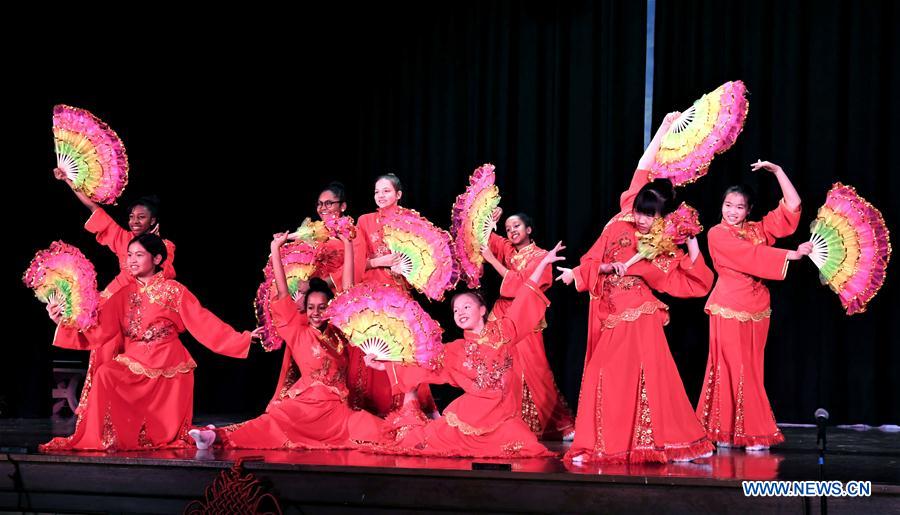 U.S.-WASHINGTON-MIDDLE SCHOOL-CHINESE NEW YEAR-CELEBRATION