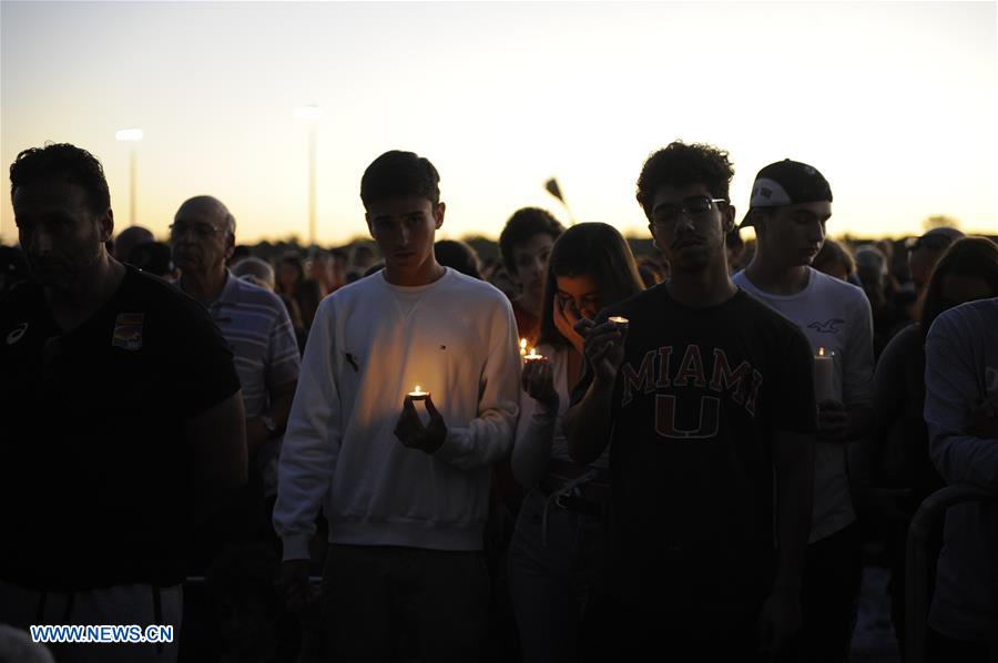 U.S.-PARKLAND-HIGH SCHOOL-MASS SHOOTING-VIGIL