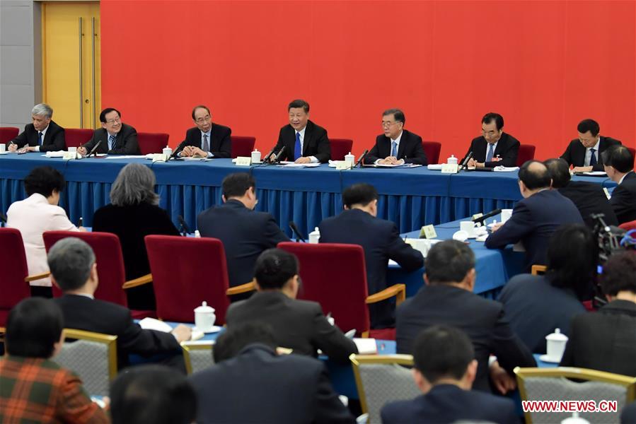 (TWO SESSIONS)CHINA-BEIJING-XI JINPING-CPPCC-JOINT PANEL DISCUSSION (CN)