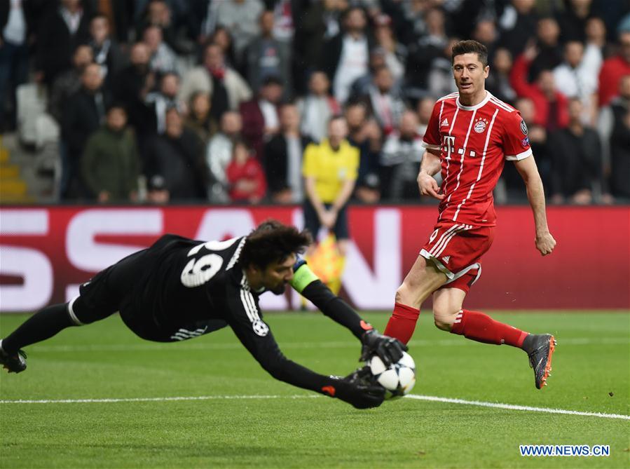 (SP)TURKEY-ISTANBUL-SOCCER-UEFA CHAMPIONS LEAGUE-BESIKTAS VS BAYERN MUNICH