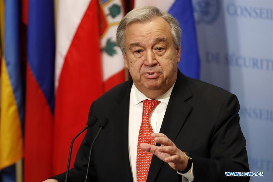 UN-ANTONIO GUTERRES-PRESS ENCOUNTER