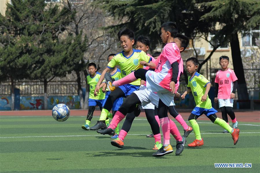 #CHINA-SHANDONG-QINGDAO-SCHOOL-FOOTBALL TRAINING(CN)