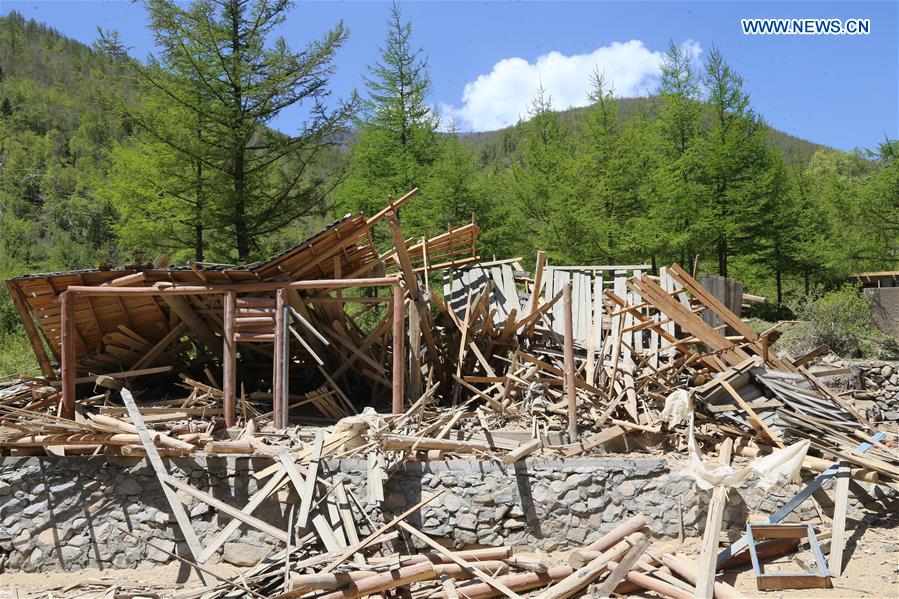 DPRK-PUNGGYE-RI-NUCLEAR TEST SITE-DEMOLITION