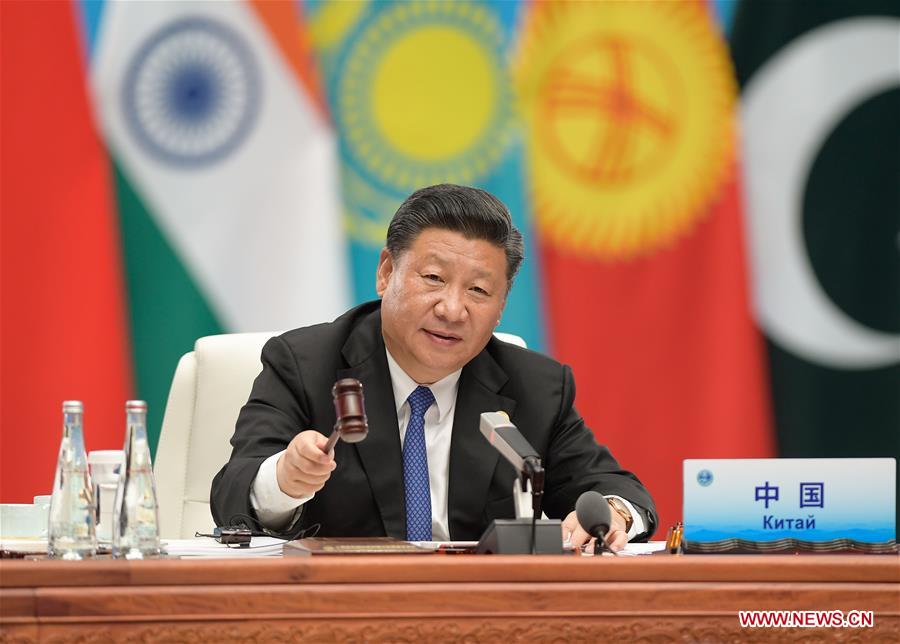 (SCO SUMMIT) CHINA-QINGDAO-XI JINPING-SCO-SUMMIT (CN)