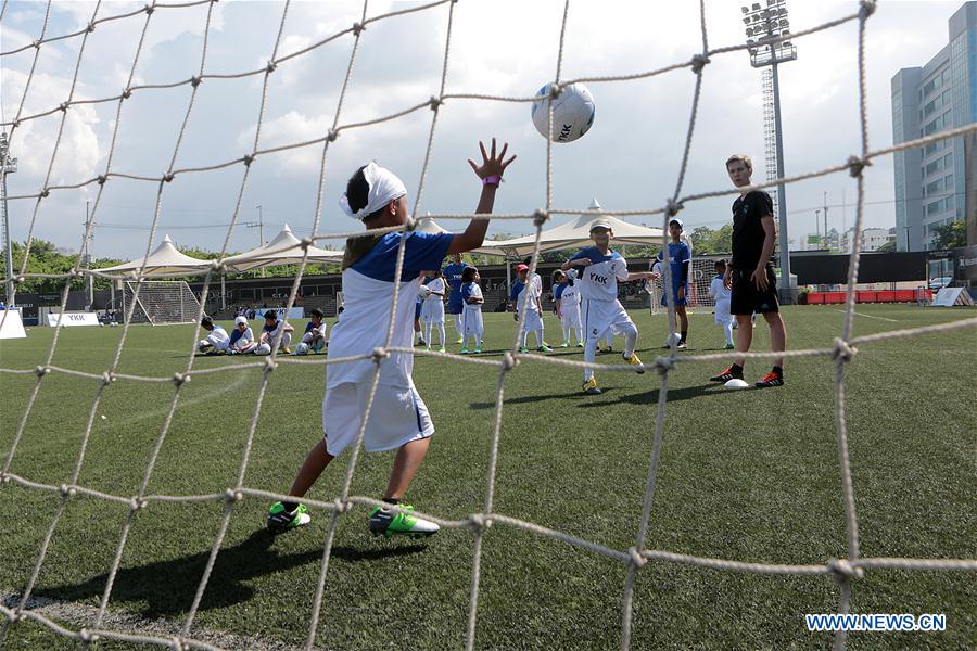 (SP)PHILIPPINES-TAGUIG CITY-REAL MADRID FOOTBALL CLINIC