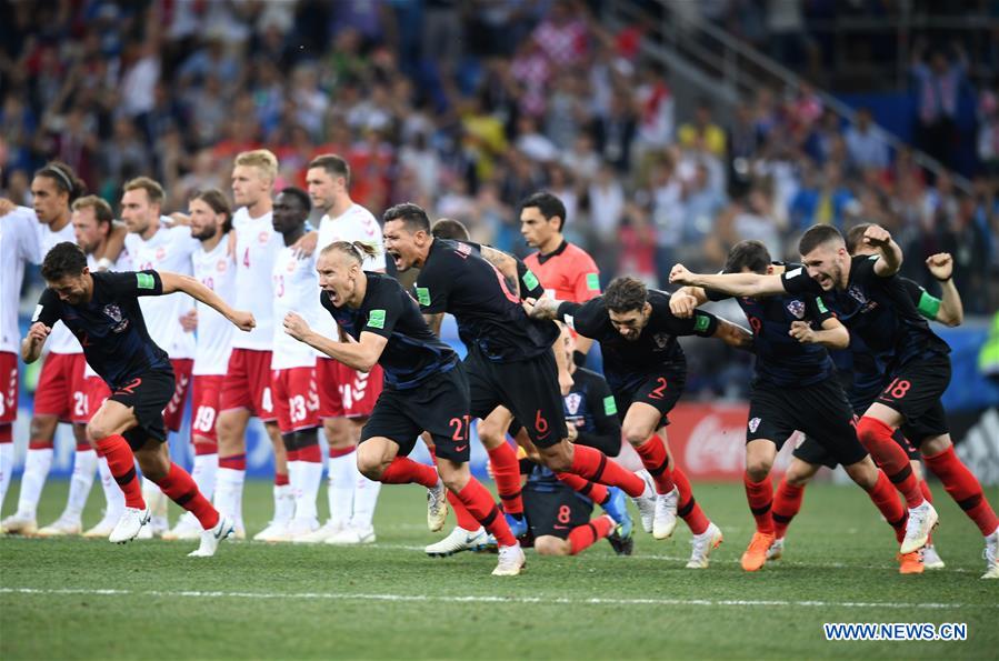 (SP)RUSSIA-NIZHNY NOVGOROD-2018 WORLD CUP-ROUND OF 16-CROATIA VS DENMARK