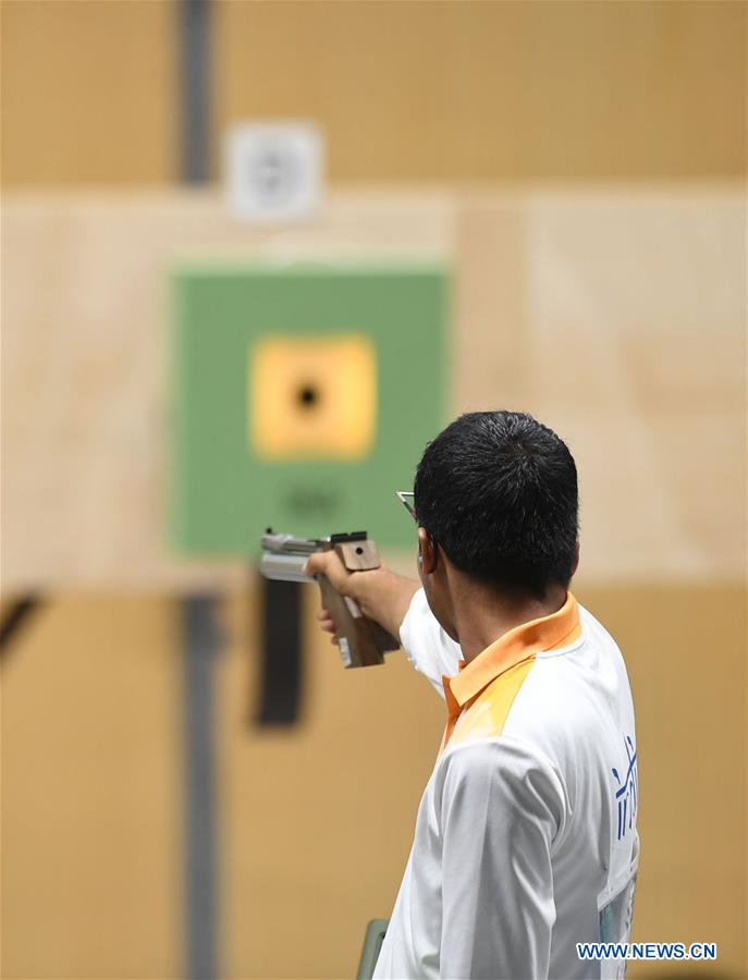 (SP)INDONESIA-PALEMBANG-ASIAN GAMES-SHOOTING-MEN'S 10M AIR PISTOL