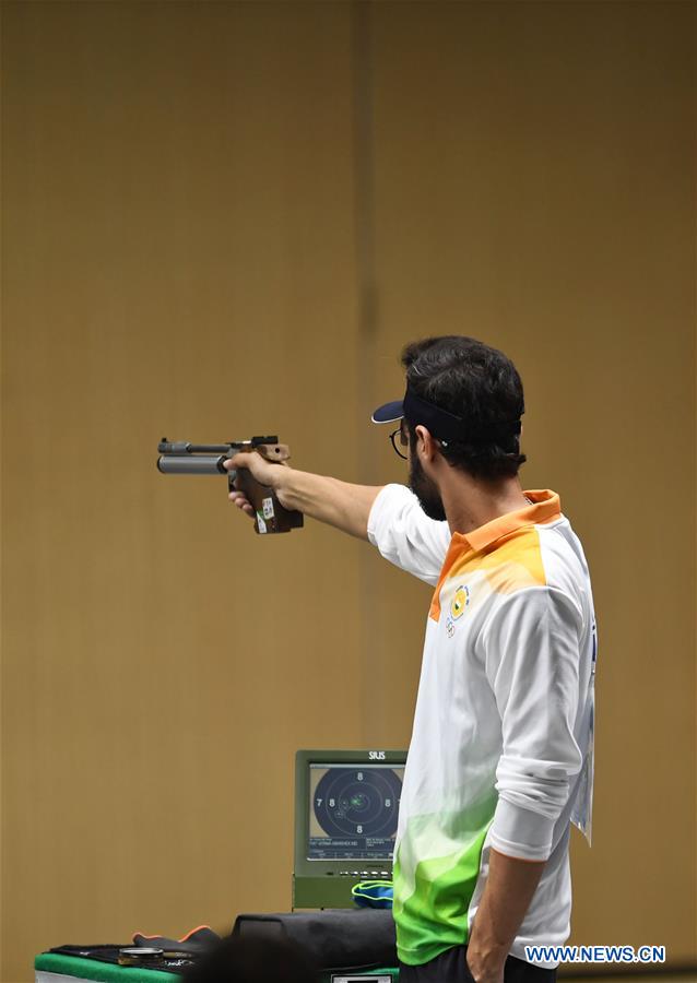 (SP)INDONESIA-PALEMBANG-ASIAN GAMES-SHOOTING-MEN'S 10M AIR PISTOL