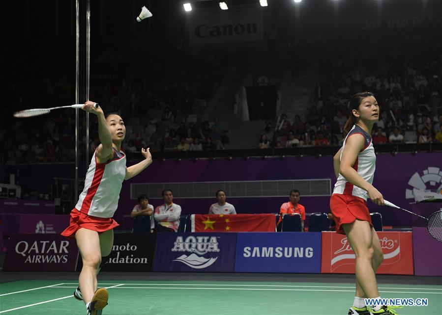 (SP)INDONESIA-JAKARTA-ASIAN GAMES-BADMINTON-WOMEN'S TEAM FINAL