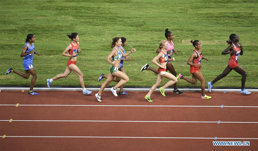 (SP)INDONESIA-JAKARTA-ASIAN GAMES-ATHLETICS-WOMEN'S 10000M FINAL