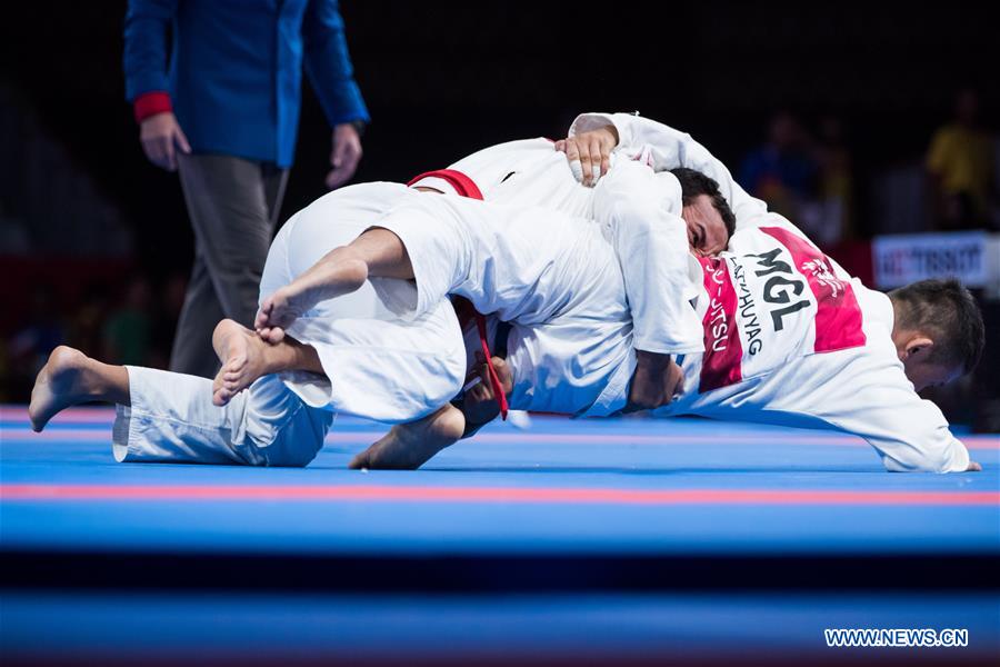 (SP)INDONESIA-JAKARTA-ASIAN GAMES-JU-JITSU-77KG