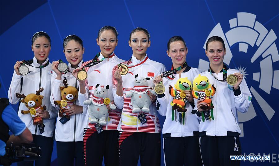 (SP)INDONESIA-JAKARTA-ASIAN GAMES-ARTISTIC SWIMMING