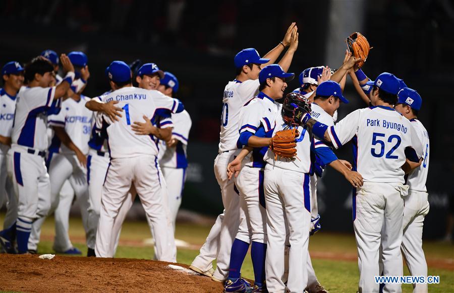 (SP)INDONESIA-JAKARTA-ASIAN GAMES-BASEBALL-MEN'S FINAL