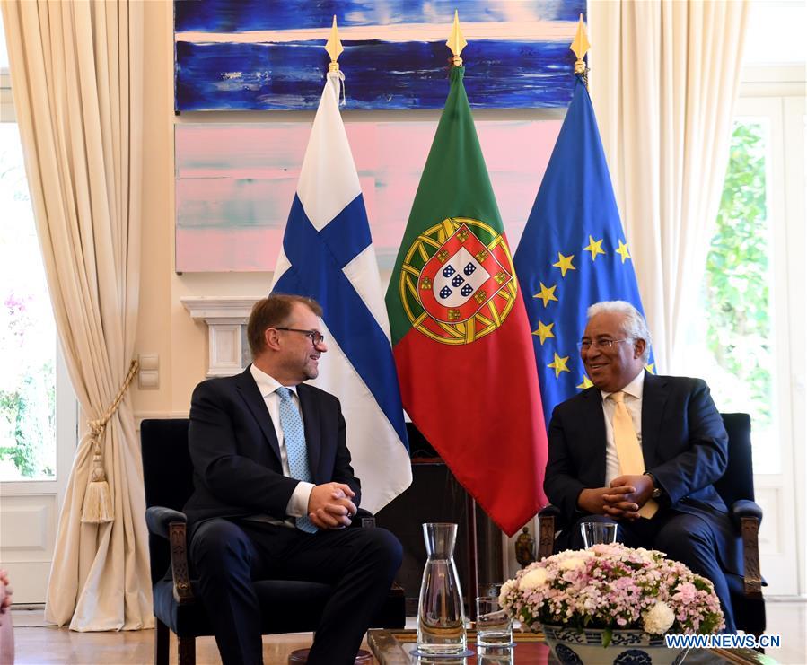 PORTUGAL-LISBON-FINLAND-PM-MEET