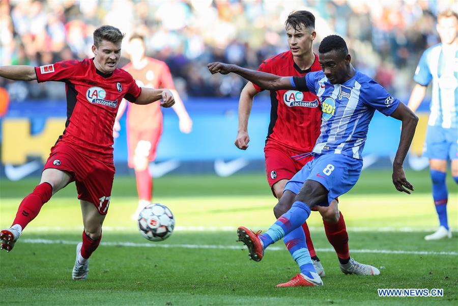 (SP)GERMANY-BERLIN-SOCCER-BUNDESLIGA-HERTHA VS FREIBURG