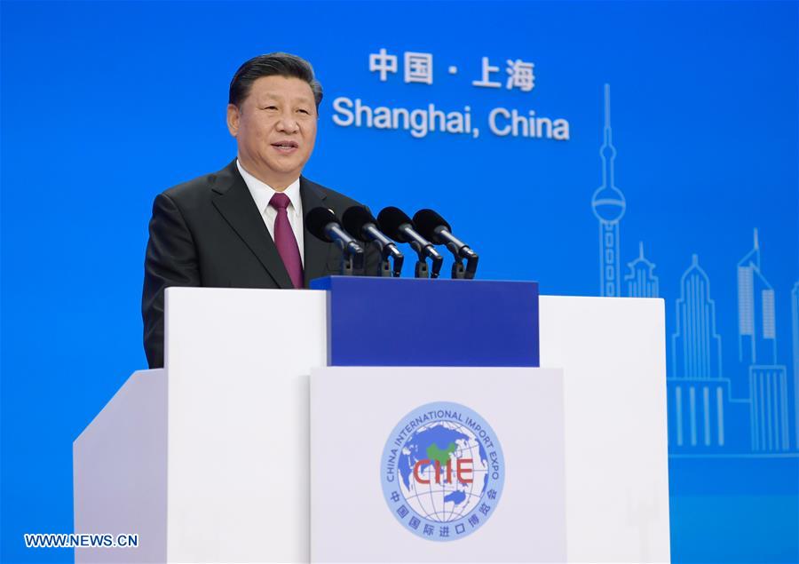 (IMPORT EXPO)CHINA-SHANGHAI-XI JINPING-CIIE-OPENING CEREMONY (CN)