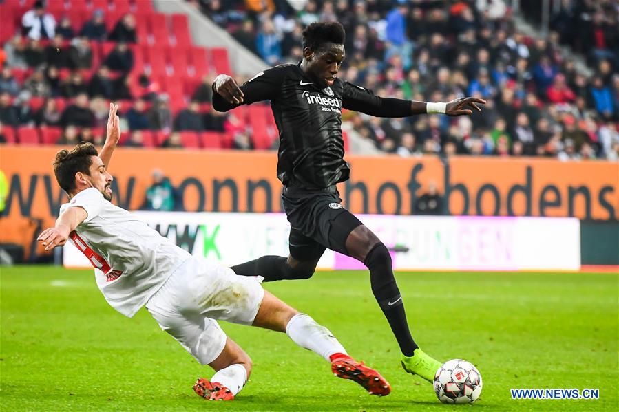 (SP)GERMANY-AUGSBURG-SOCCER-BUNDESLIGA-AUGSBURG VS FRANKFURT