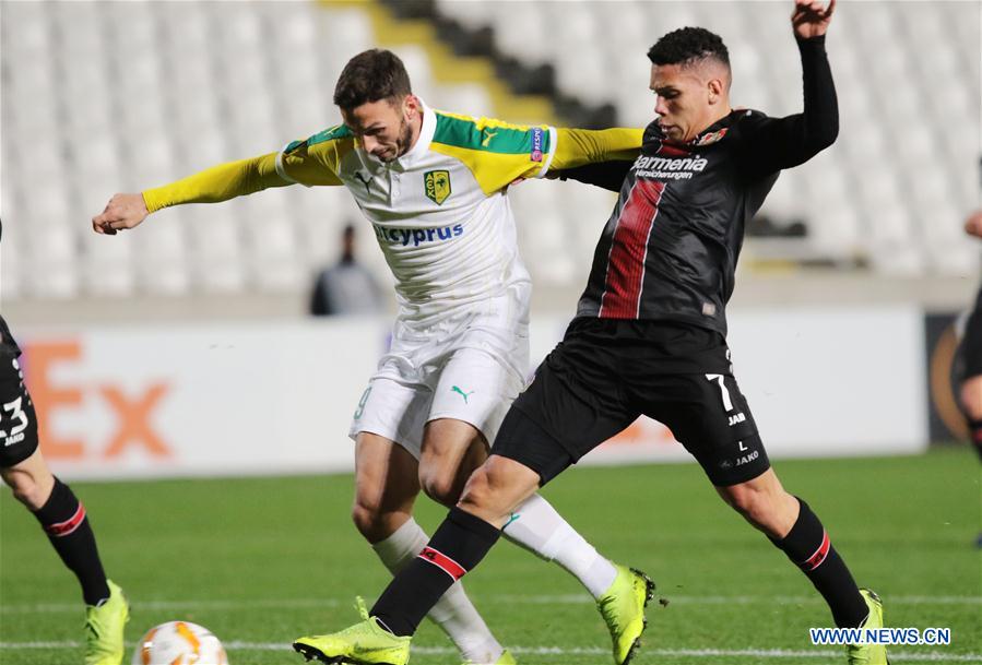 (SP)CYPRUS-NICOSIA-FOOTBALL-UEFA EUROPA LEAGUE-Group A-AEK LARNACA VS LEVERKUSEN