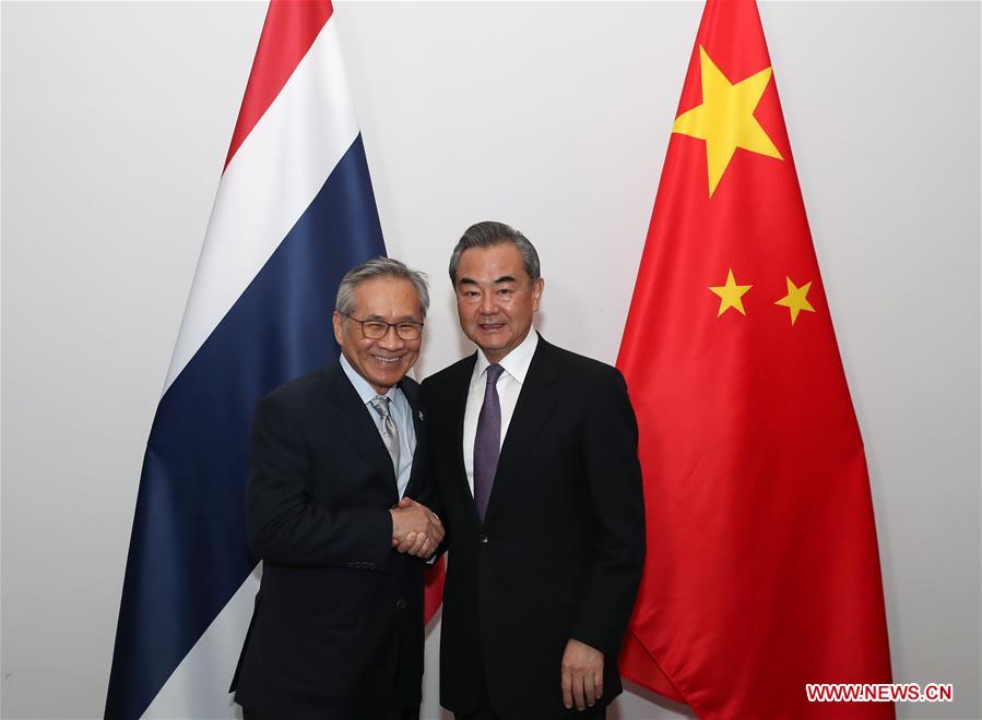 LAOS-CHINA-WANG YI-THAILAND-FM-MEETING