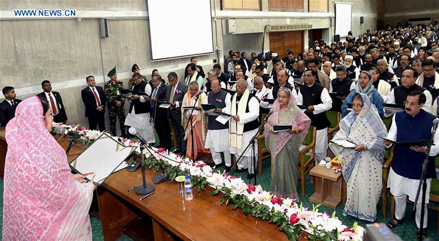 BANGLADESH-DHAKA-MPS-OATH-TAKING