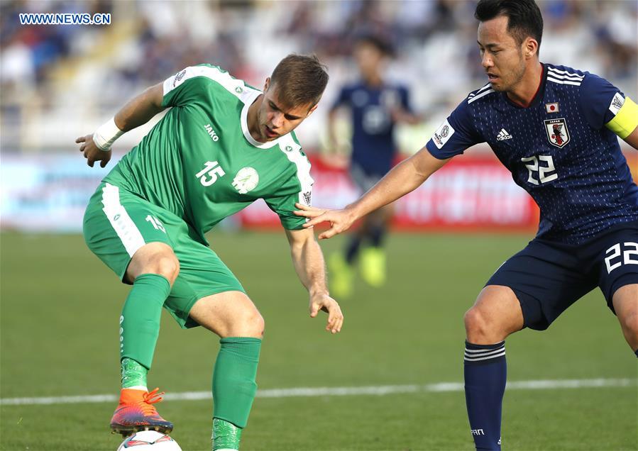 (SP)UAE-ABU DHABI-SOCCER-AFC ASIAN CUP 2019-GROUP F-JPN VS TKM