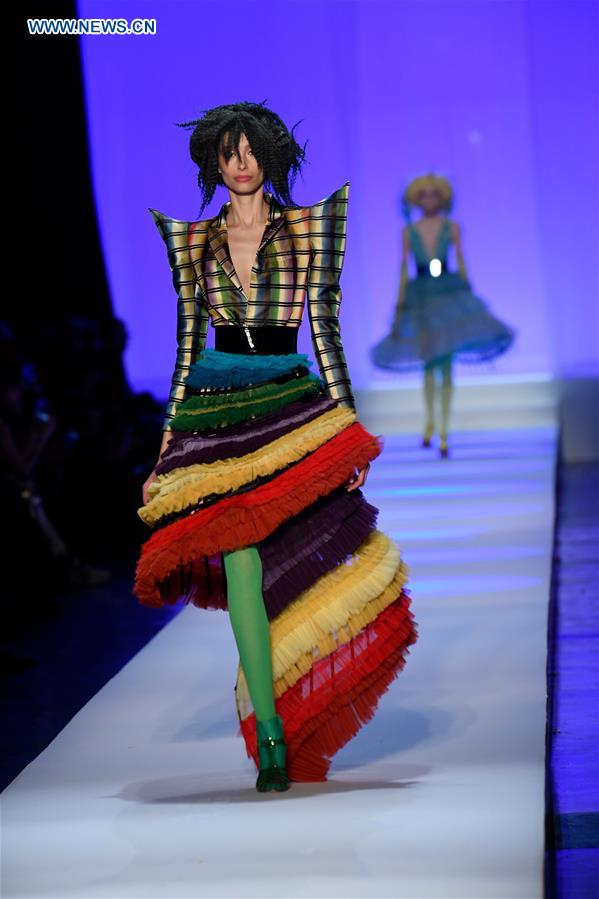 FRANCE-PARIS-FASHION WEEK-HAUTE COUTURE-JEAN PAUL GAULTIER