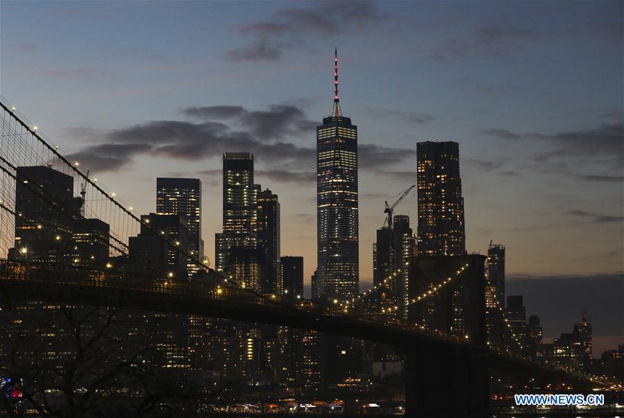 U.S.-NEW YORK-CHINESE NEW YEAR-LIGHTING