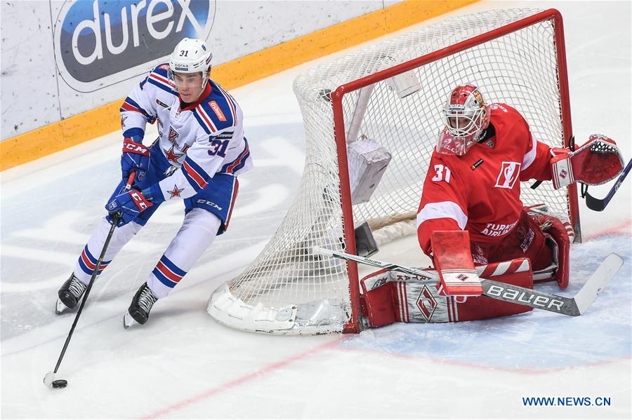 (SP)RUSSIA-MOSCOW-ICE HOCKEY-KHL-SPARTAK VS SKA