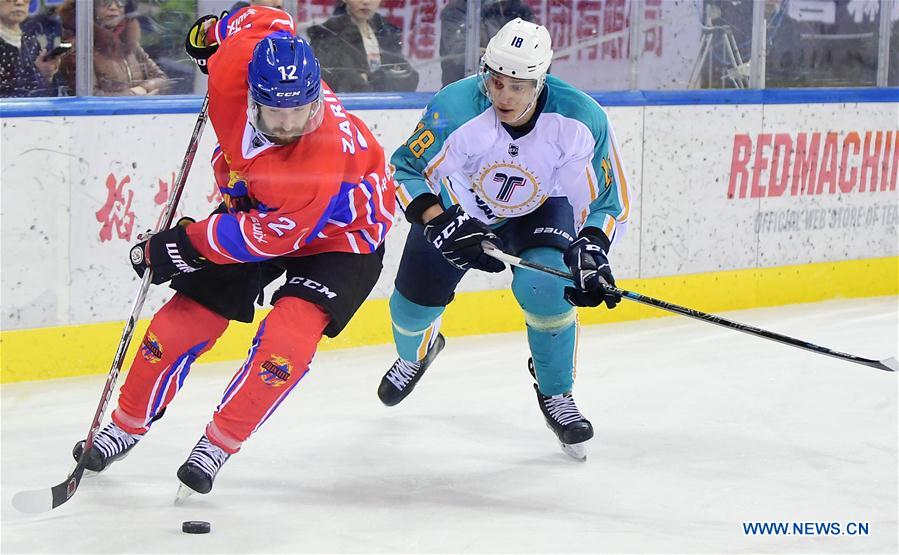 (SP)CHINA-JILIN-SILK ROAD SUPREME HOCKEY LEAGUE-TSEN TOU VS TORPEDO U-K(CN)