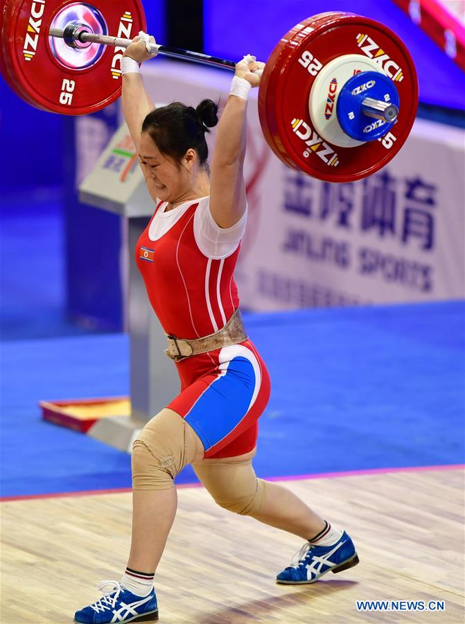 (SP)CHINA-FUZHOU-WEIGHTLIFTING-IWF WORLD CUP