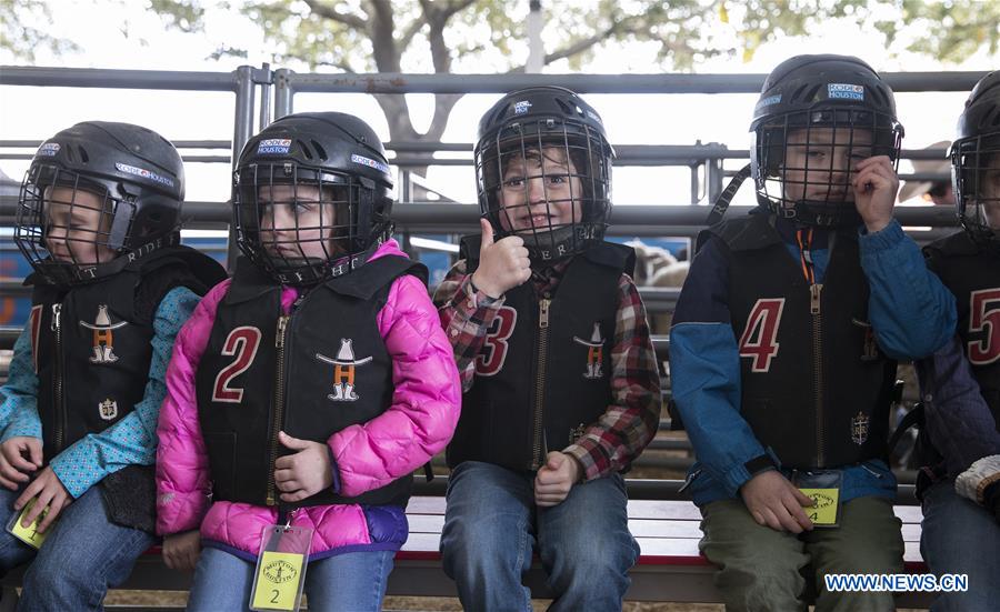 U.S.-HOUSTON-LIVESTOCK SHOW AND RODEO-SHEEP RIDING CONTEST