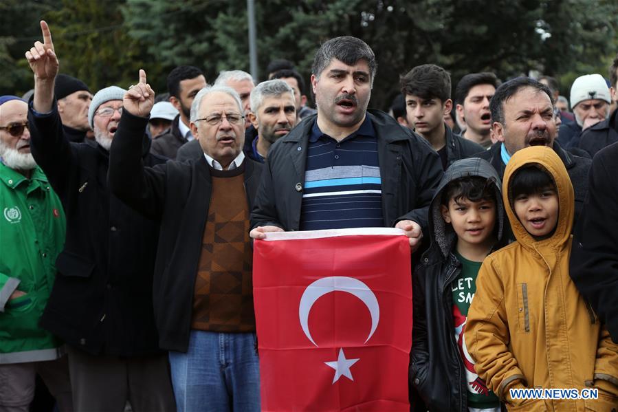 TURKEY-ANKARA-NEW ZEALAND-ATTACKS-DEMONSTRATION