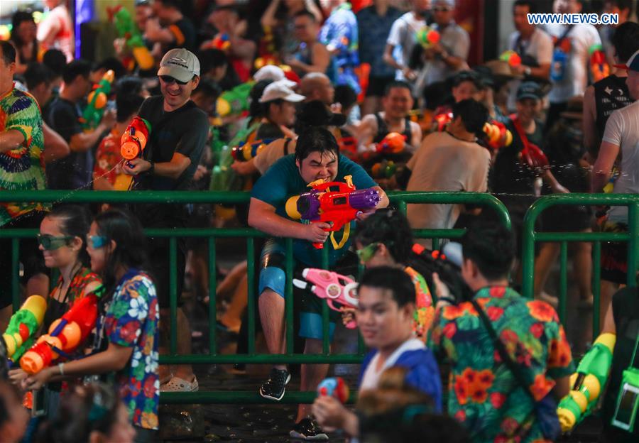 THAILAND-BANGKOK-SONGKRAN FESTIVAL-WATER FIGHT