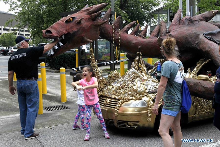 U.S.-HOUSTON-CAR-PARADE