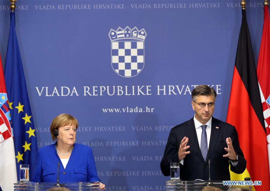 CROATIA-ZAGREB-ANGELA MERKEL-VISIT