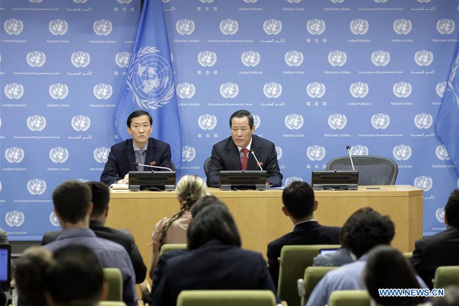 UN-DPRK-ENVOY-PRESS CONFERENCE