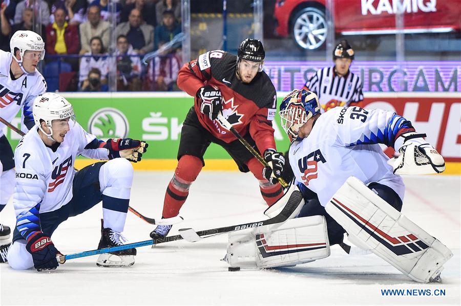 (SP)SLOVAKIA-KOSICE-ICE HOCKEY-IIHF-WORLD CHAMPIONSHIP-GROUP A-CAN VS USA