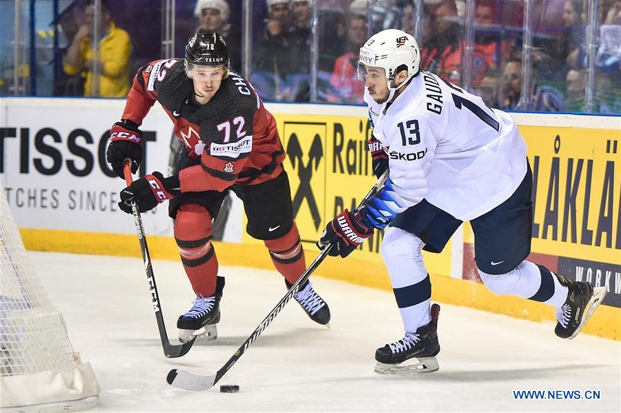 (SP)SLOVAKIA-KOSICE-ICE HOCKEY-IIHF-WORLD CHAMPIONSHIP-GROUP A-CAN VS USA