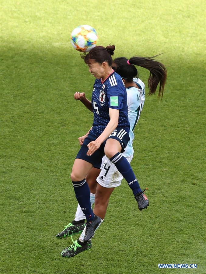 (SP)FRANCE-PARIS-2019 FIFA WOMEN'S WORLD CUP-GROUP D-ARG VS JPN