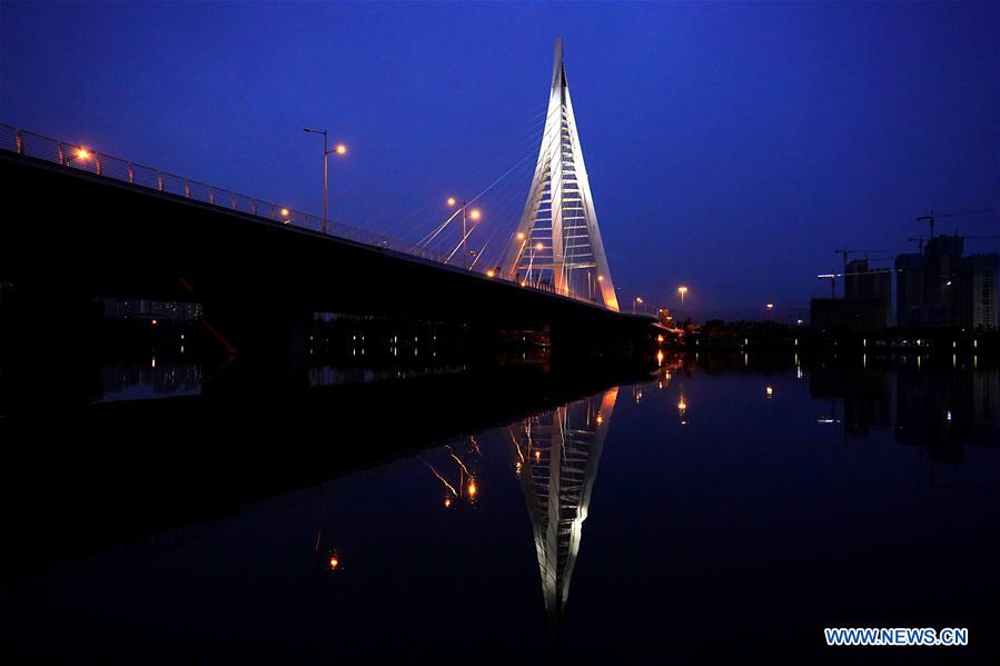 CHINA-SHANXI-TAIYUAN-BRIDGES-NIGHT VIEWS (CN)