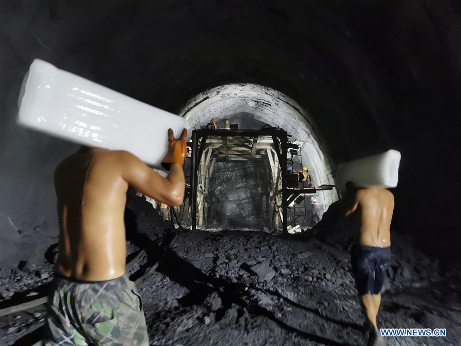 LAOS-OUDOMXAY-CHINA-LAOS RAILWAY-TUNNEL-CONSTRUCTION