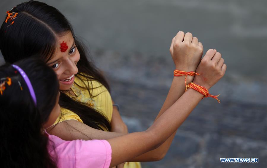 NEPAL-KATHMANDU-JANAI PURNIMA-FESTIVAL