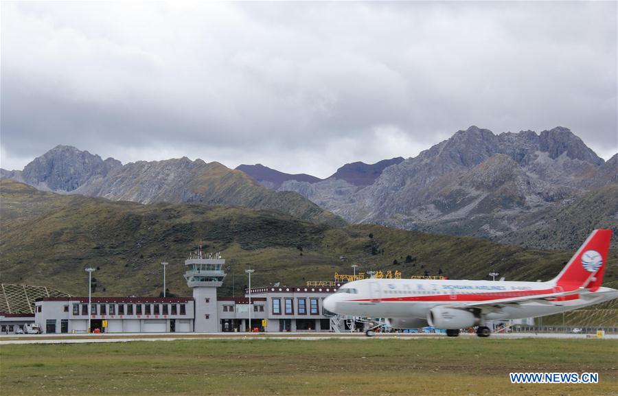 CHINA-SICHUAN-GARZE-HIGH ALTITUDE AIRPORT-OPENING (CN)