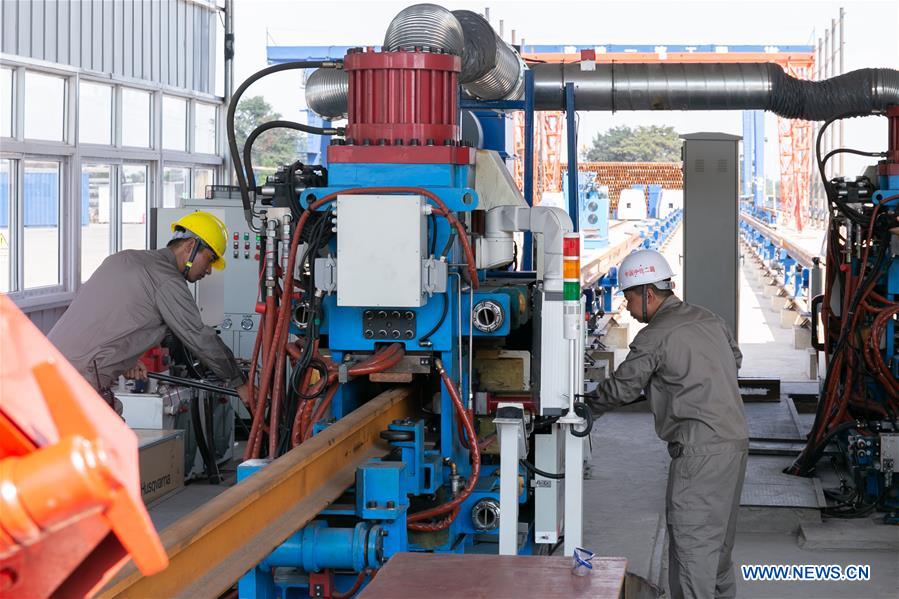 LAOS-VIENTIANE-CHINA-RAILWAY-FIRST-WELDING