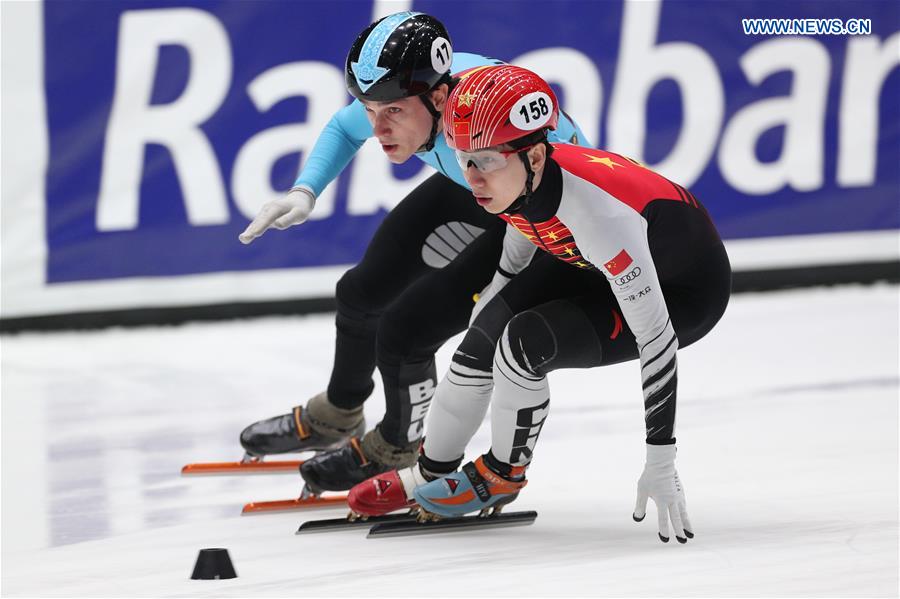 (SP)THE NETHERLANDS-DORDRECHT-ISU WORLD CUP-SHORT TRACK