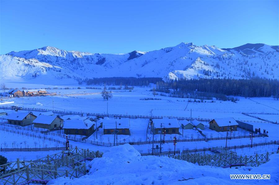 CHINA-XINJIANG-KOKTOKAY-WINTER SCENERY (CN)