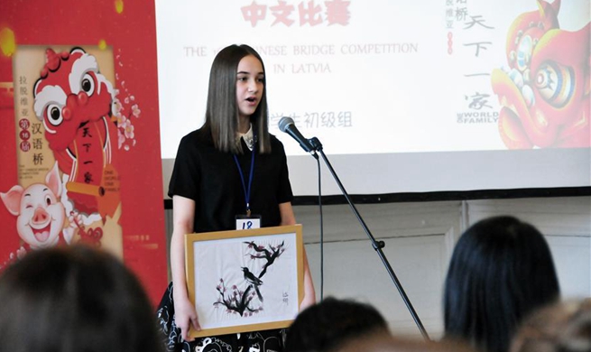 Chinese proficiency contest held in Latvia