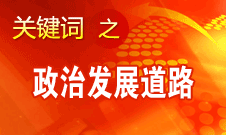 胡锦涛指出，坚持走中国特色社会主义政治发展道路和推进政治体制改革